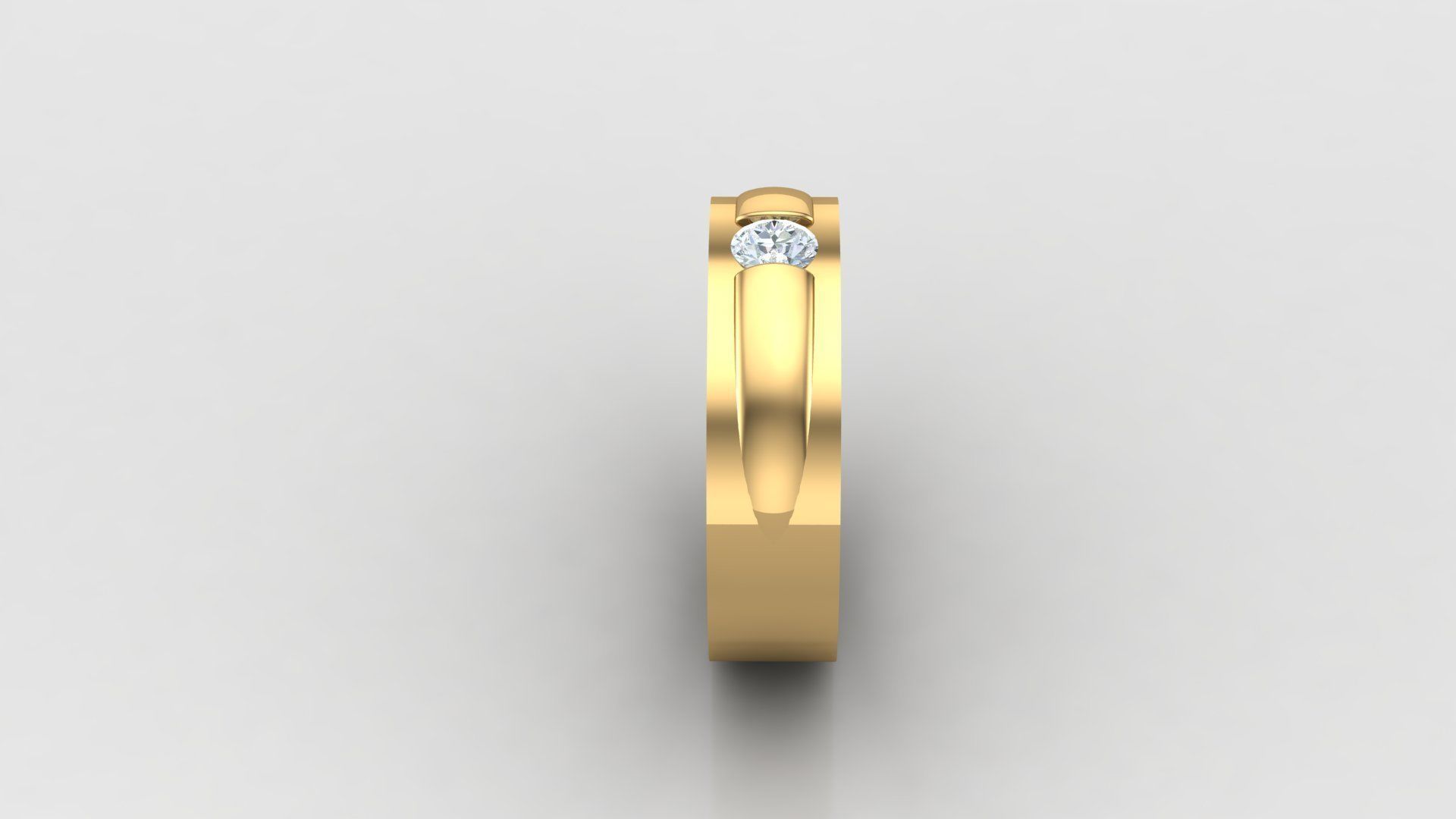 Man Ring Cad File MR 260 3D print model_3