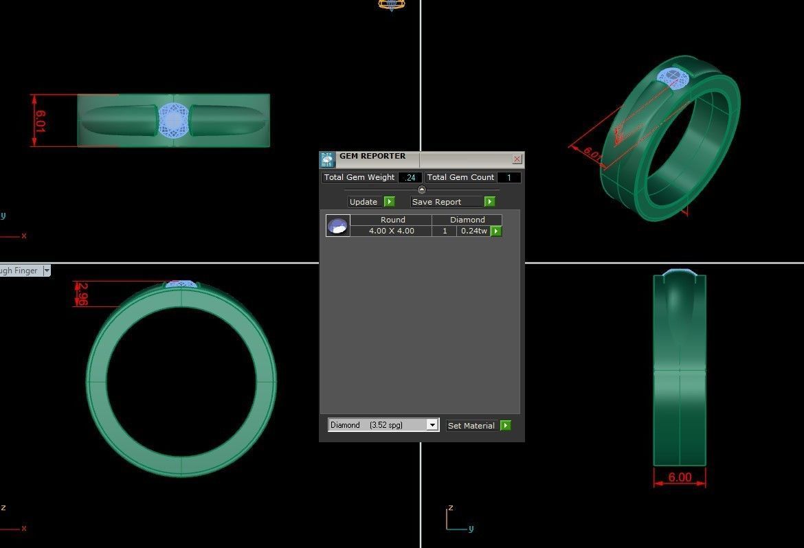 Man Ring Cad File MR 260 3D print model_1