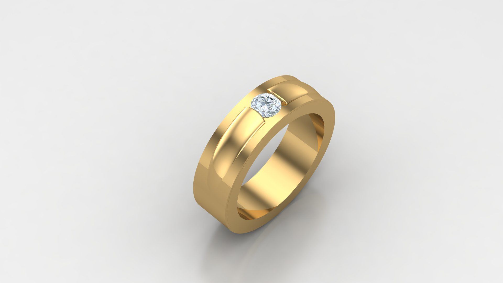 Man Ring Cad File MR 260 3D print model_2