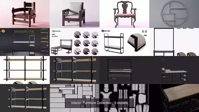 Interior Furniture Collection 