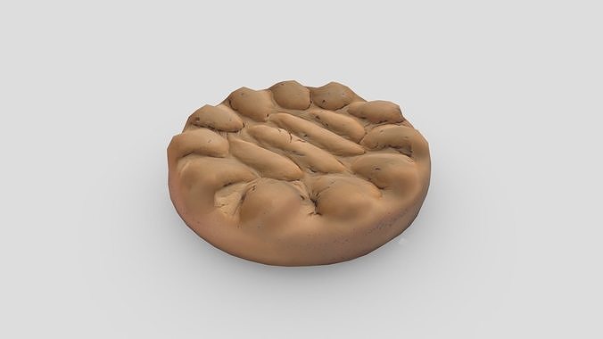 Cookie 3 Low-poly 3D model