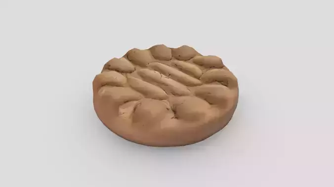 Cookie 3 Low-poly 3D model