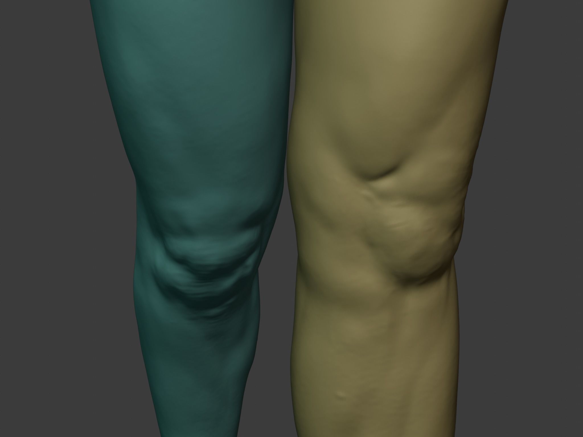 Pen Holder - human leg 3D print model_3