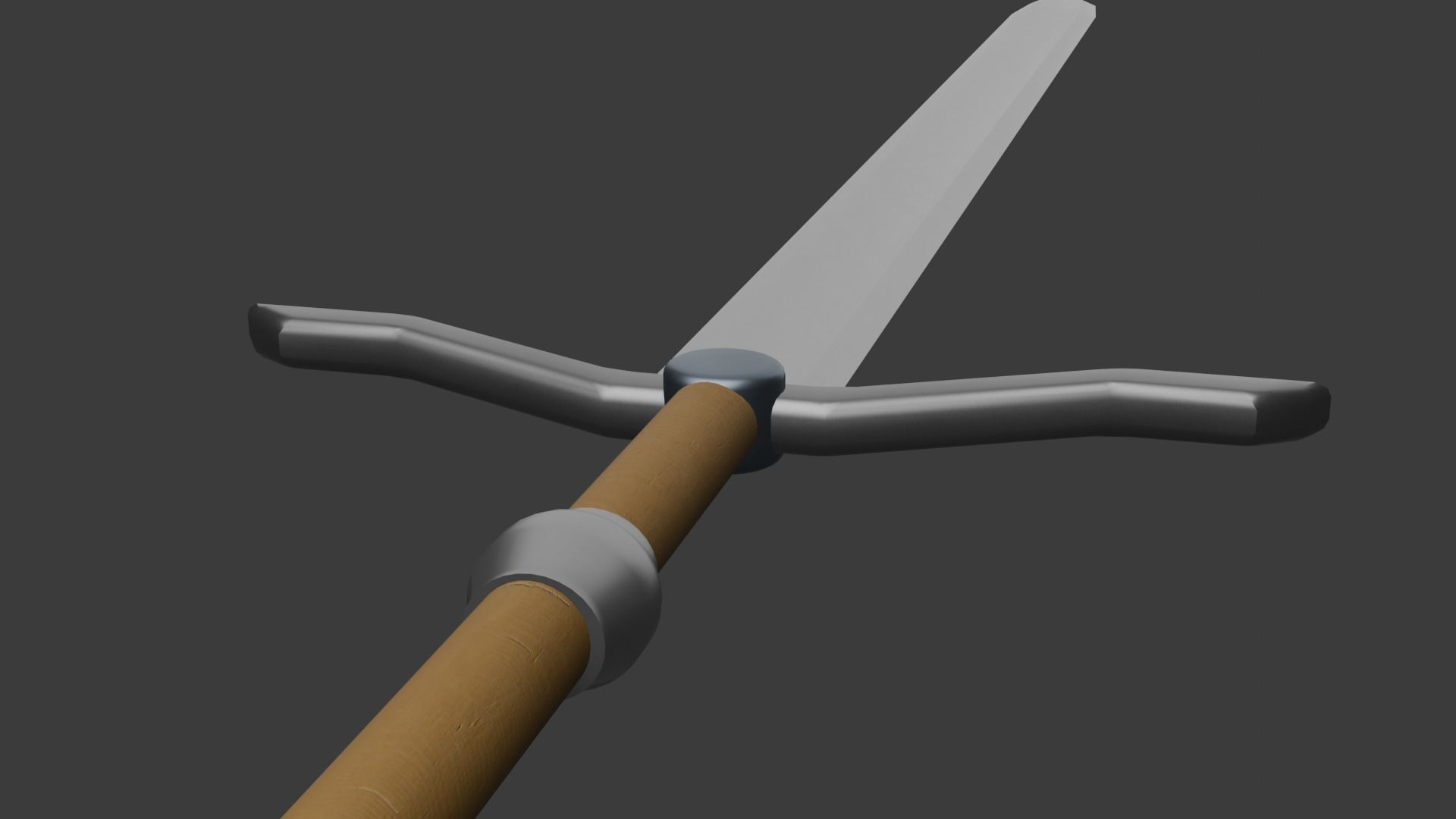 Long Sword Free low-poly 3D model_2