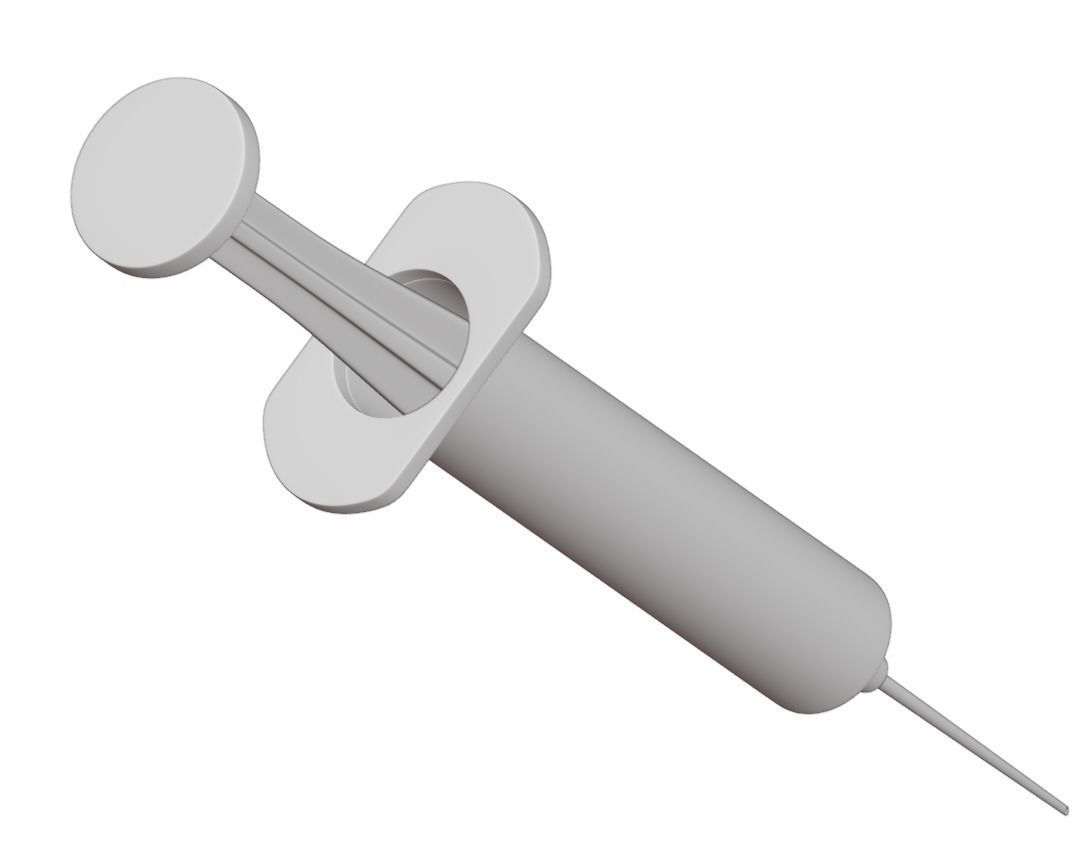 Disposable Syringe 3D model_18