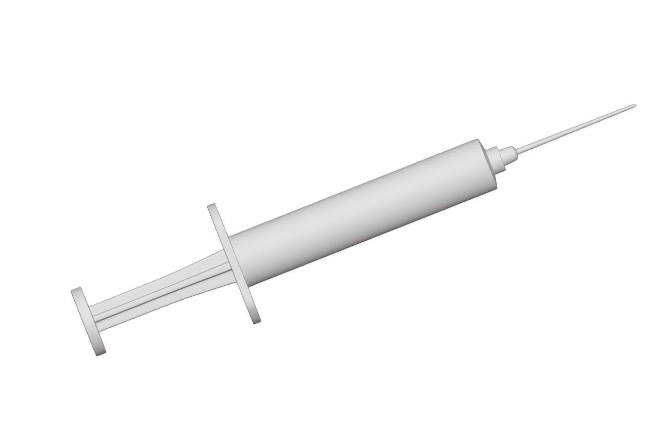 Disposable Syringe 3D model_19