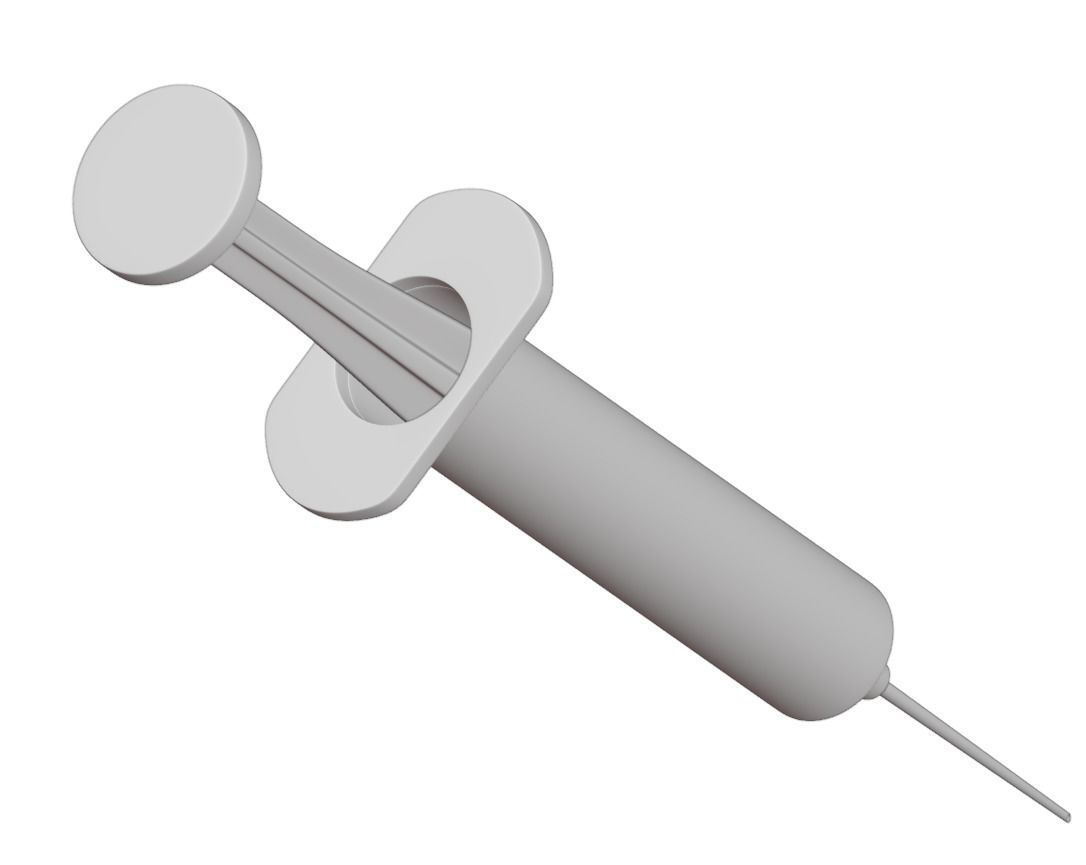 Disposable Syringe 3D model_9