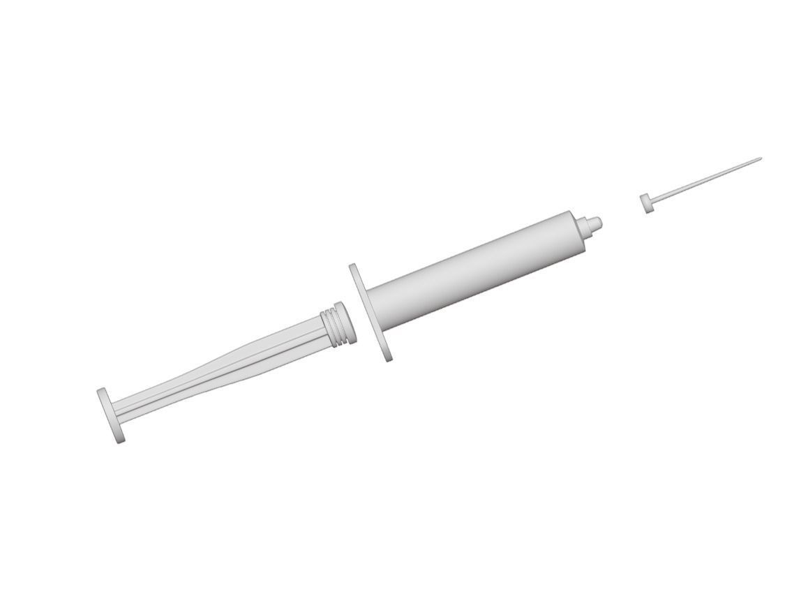 Disposable Syringe 3D model_20
