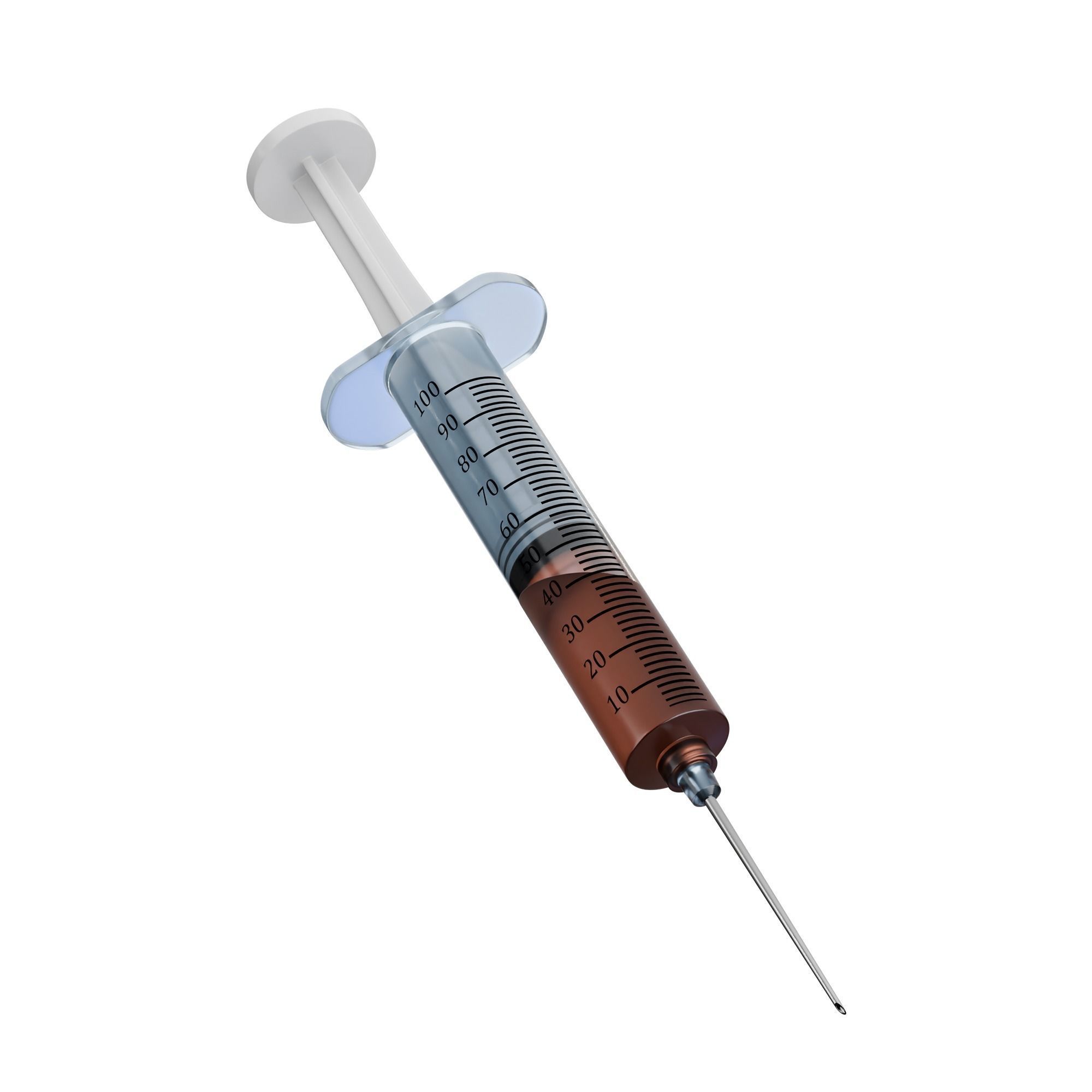 Disposable Syringe 3D model_7