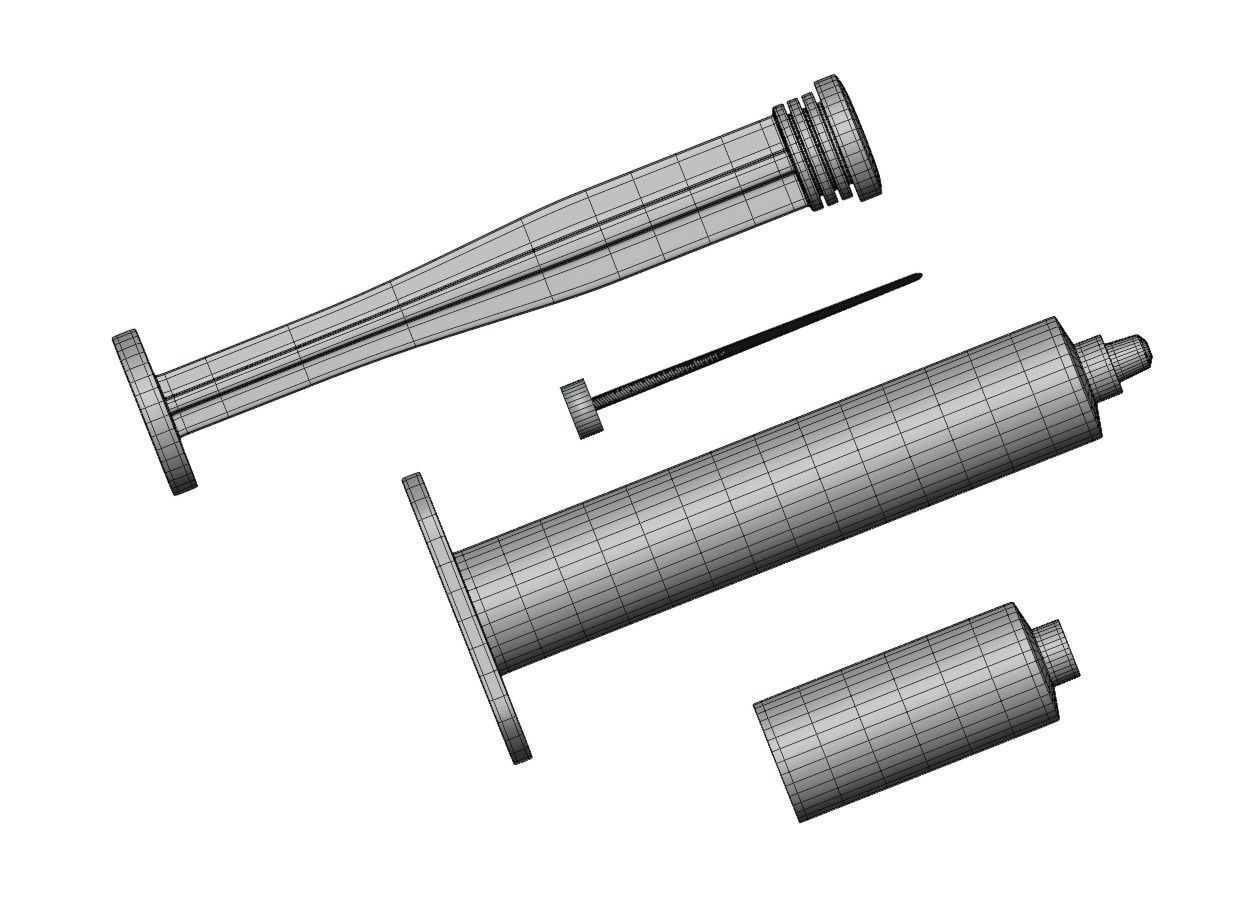 Disposable Syringe 3D model_22