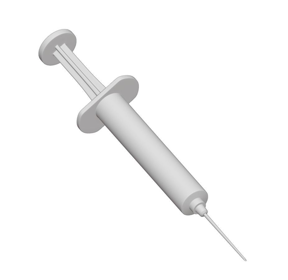 Disposable Syringe 3D model_8