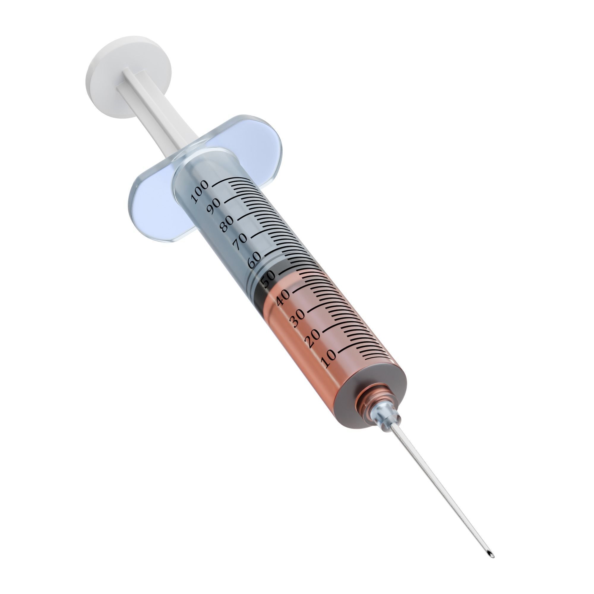 Disposable Syringe 3D model_2