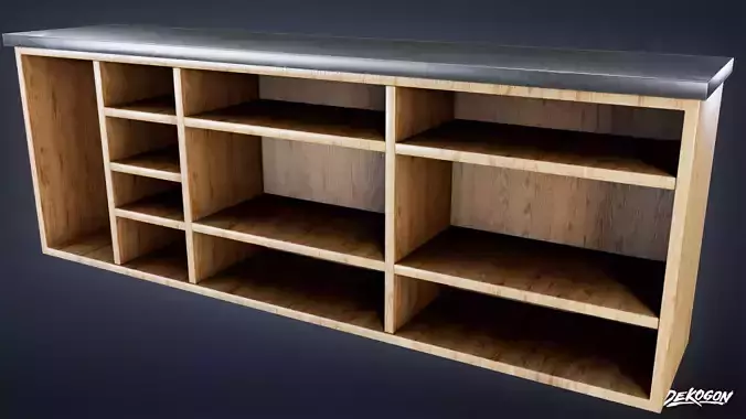 TRIANGLE DINER - Drink Station 01 - LOW POLY