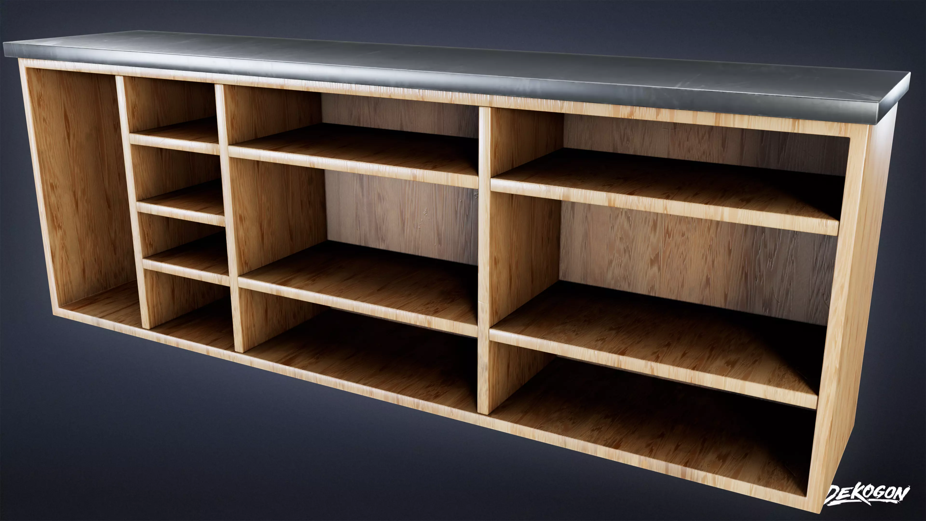 TRIANGLE DINER - Drink Station 01 - LOW POLY Low-poly 3D model_0