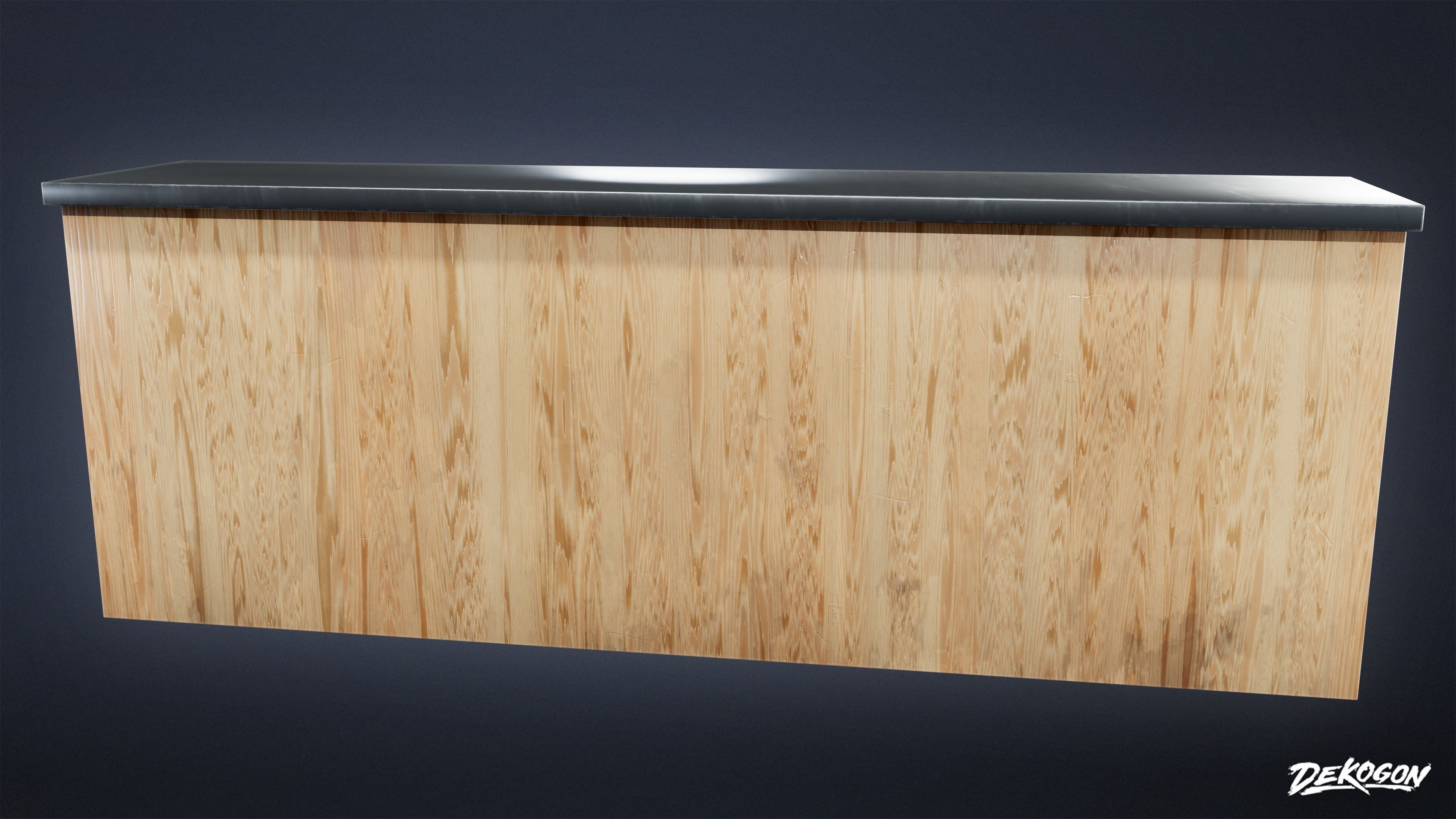 TRIANGLE DINER - Drink Station 01 - LOW POLY Low-poly 3D model_4