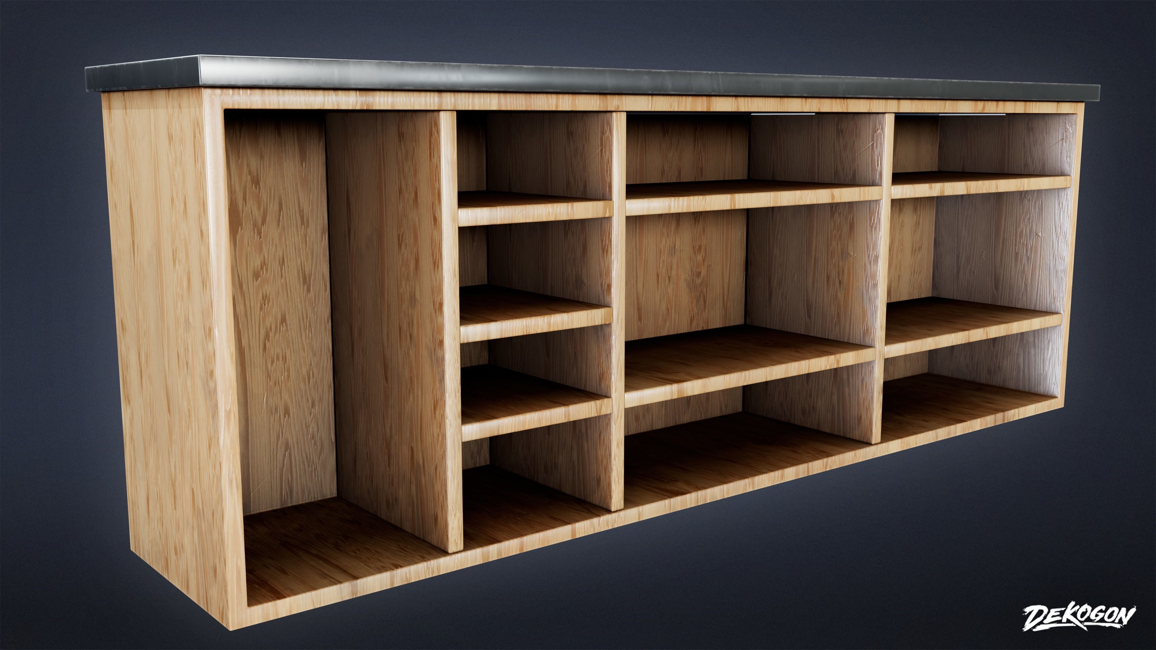 TRIANGLE DINER - Drink Station 01 - LOW POLY Low-poly 3D model_3