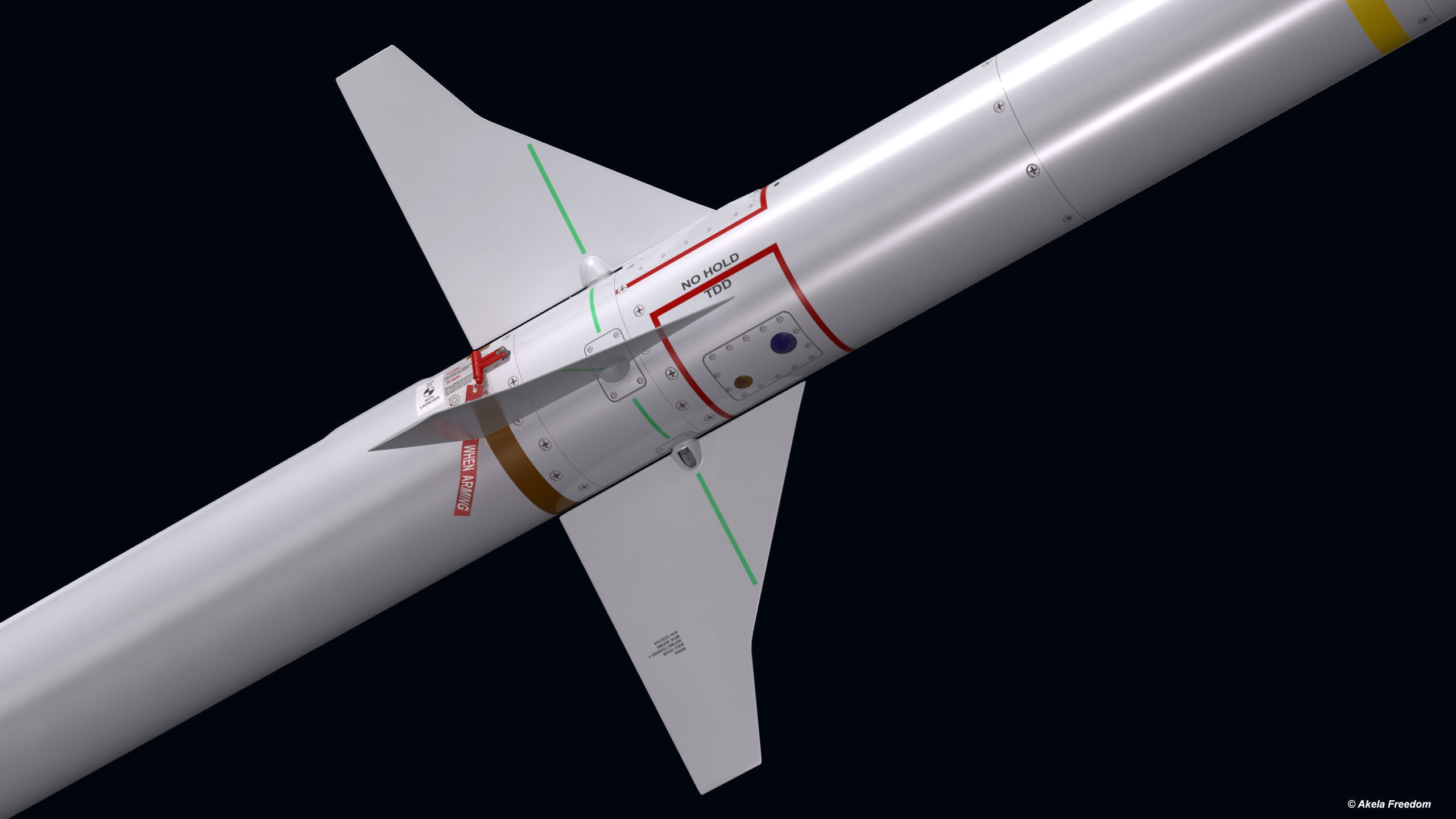 AGM-88E Missile 3D model_10