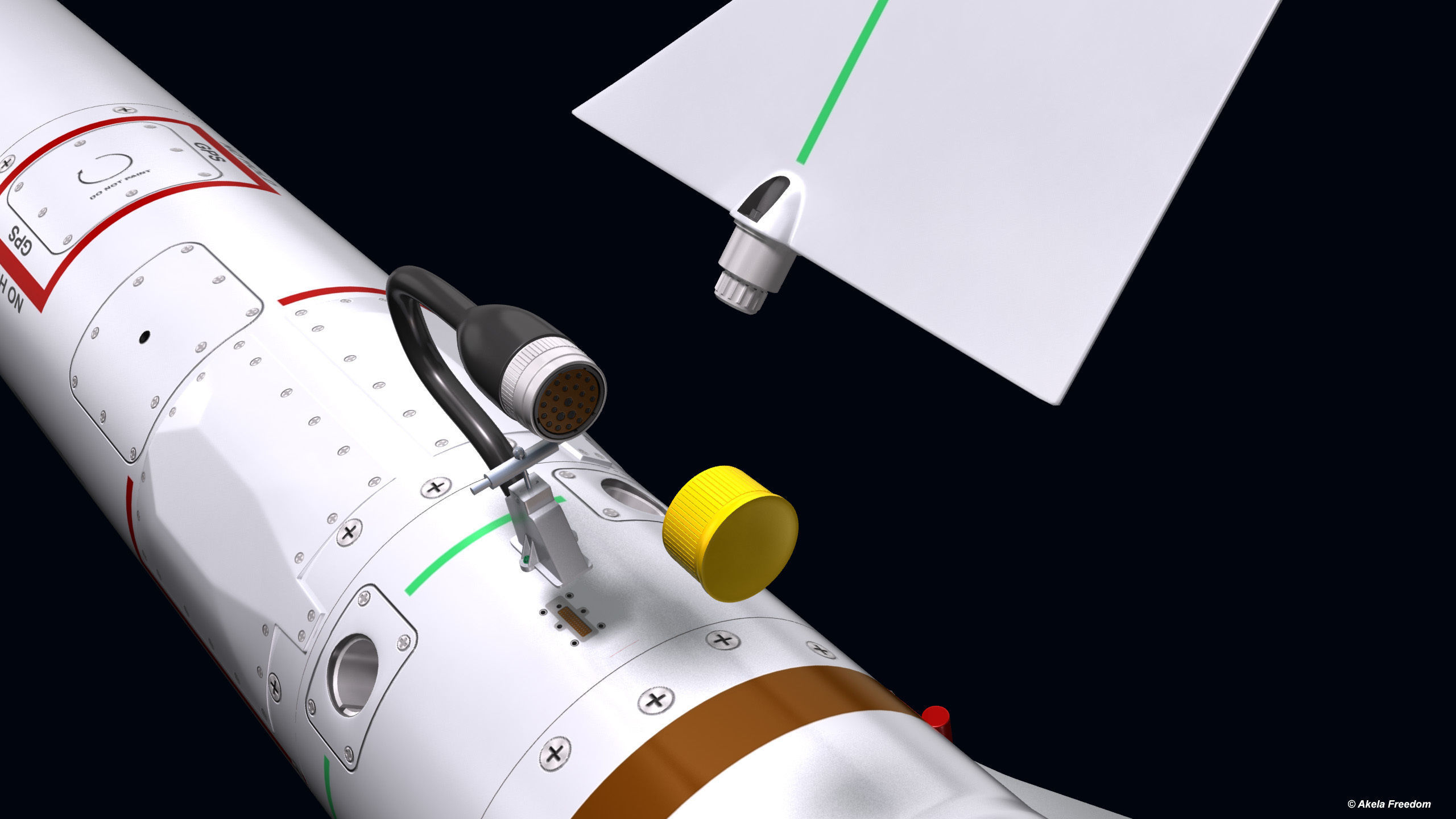 AGM-88E Missile 3D model_7