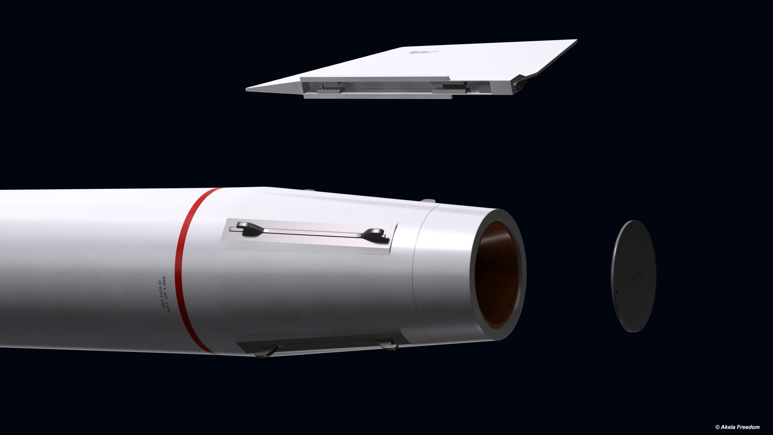 AGM-88E Missile 3D model_6