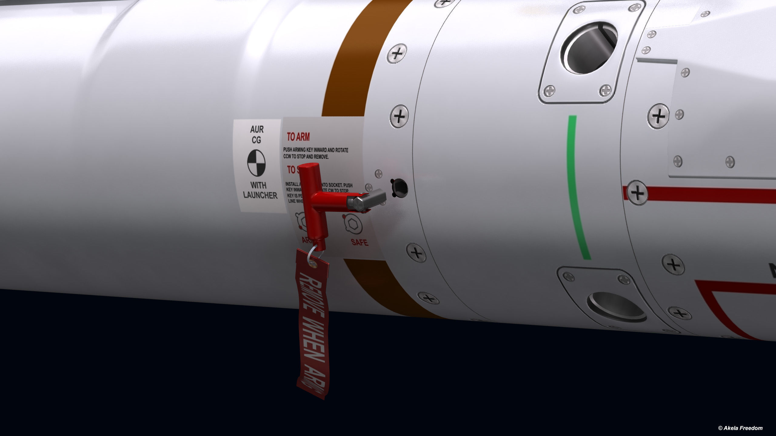 AGM-88E Missile 3D model_8