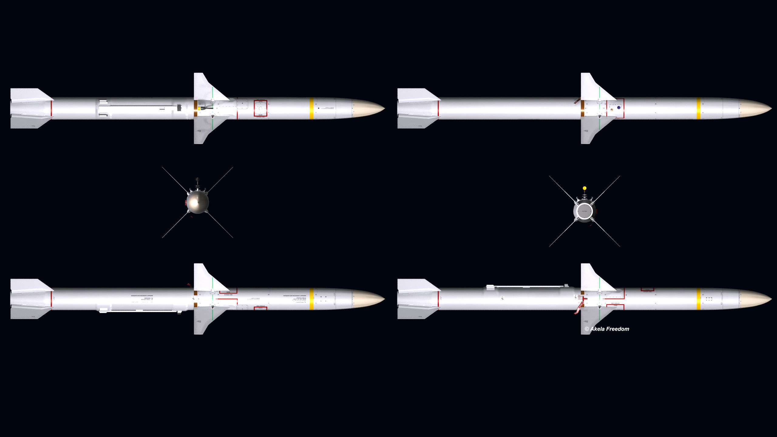 AGM-88E Missile 3D model_13