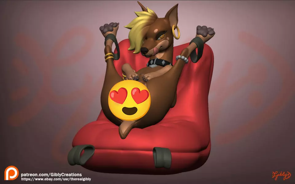 Doberman  3D print model_0