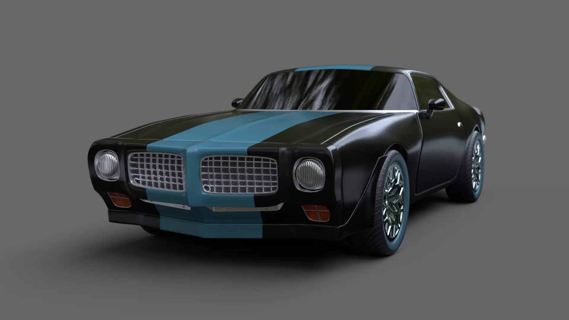 Pontiac Firebird 1970 3D model