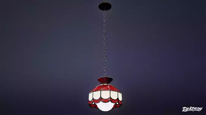 TRIANGLE DINER - Hanging Light 01 - LOW POLY