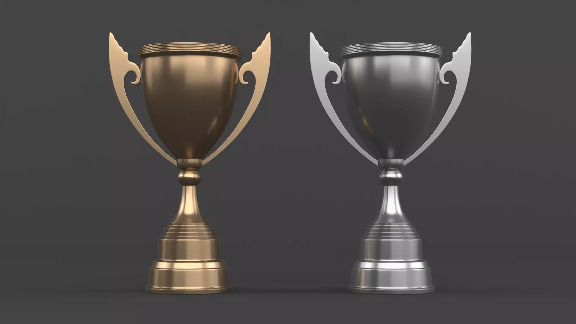 Trophy Cup 3D model_0