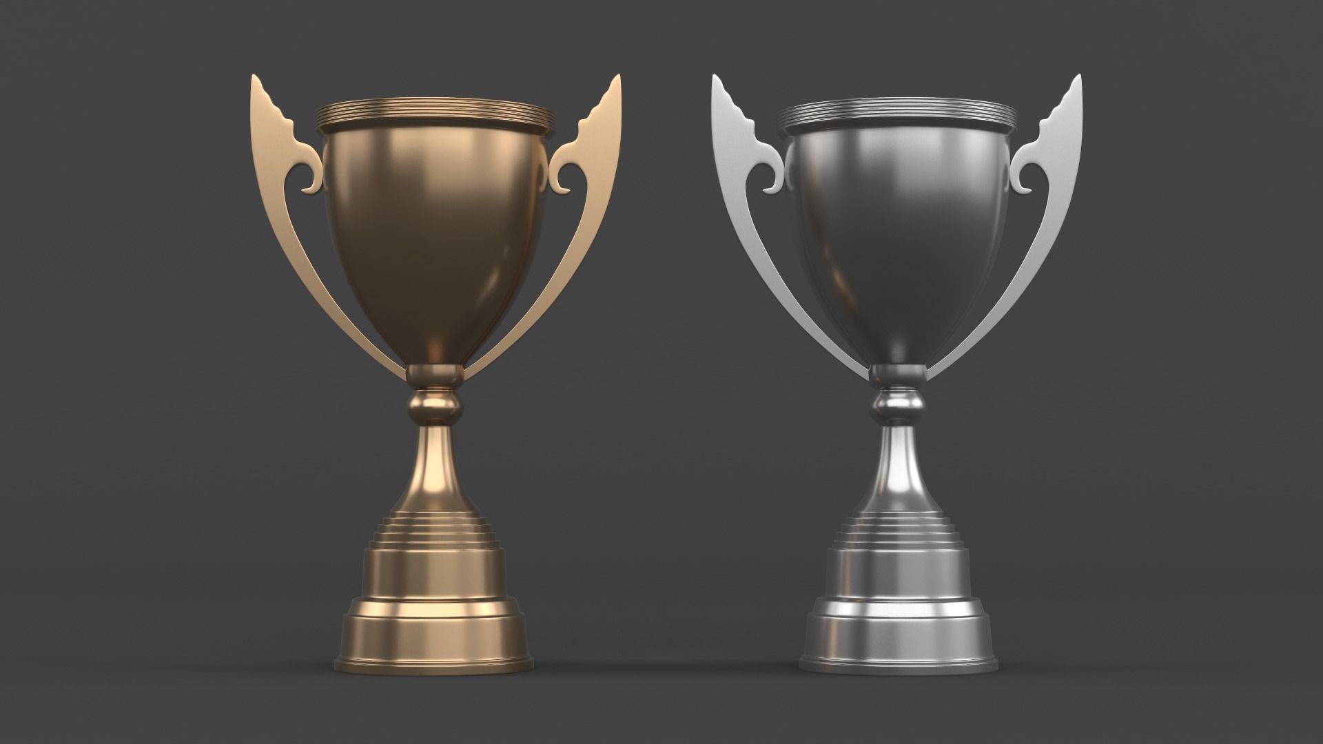 Trophy Cup 3D model_10