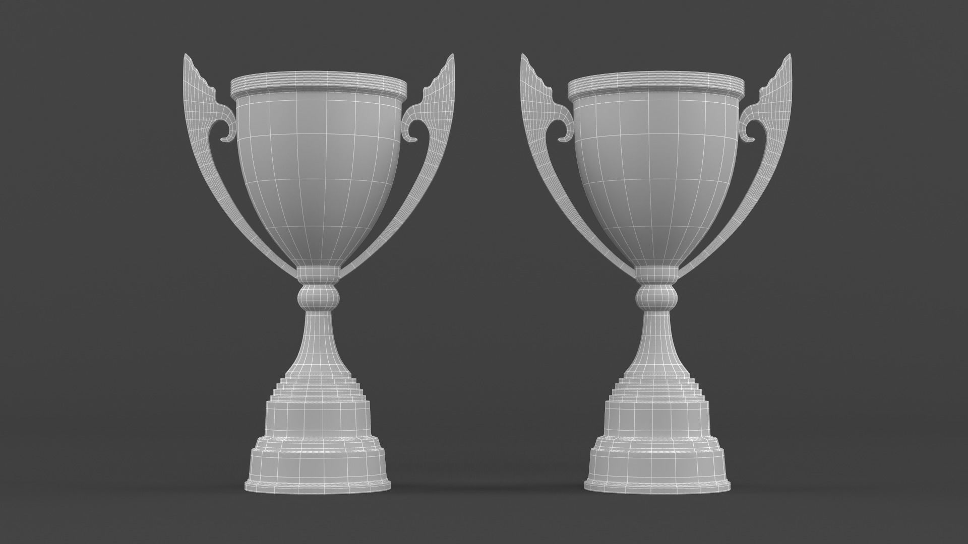 Trophy Cup 3D model_9