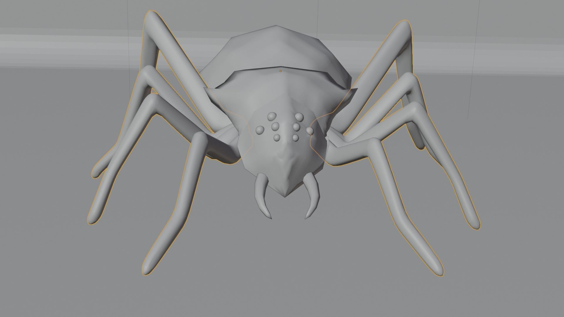 3D Anime Style Spider model 3D model_5