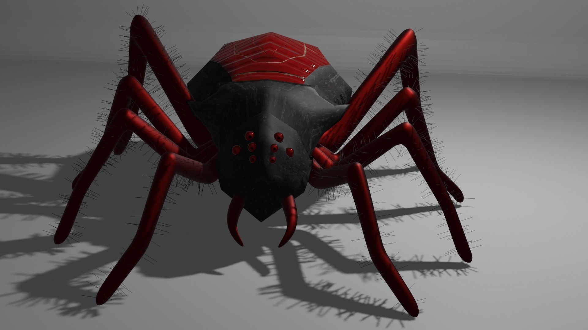 3D Anime Style Spider model 3D model_1