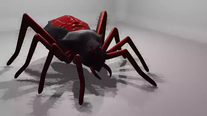 3D  Anime Style Spider model