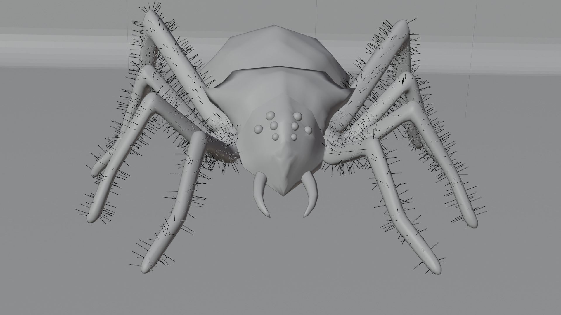 3D Anime Style Spider model 3D model_3