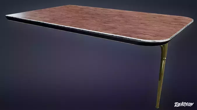 TRIANGLE DINER - Table 01 - LOW POLY