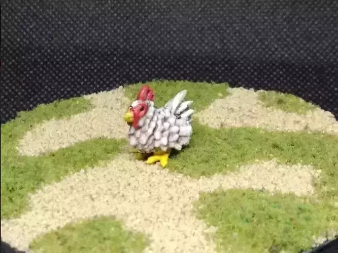 Chicken Miniature Free 3D print model