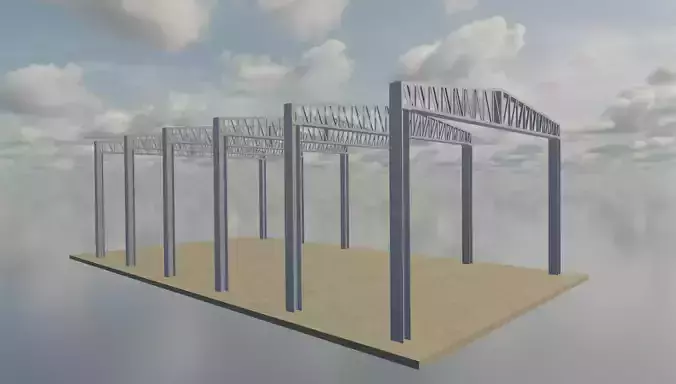 Steel frame structure