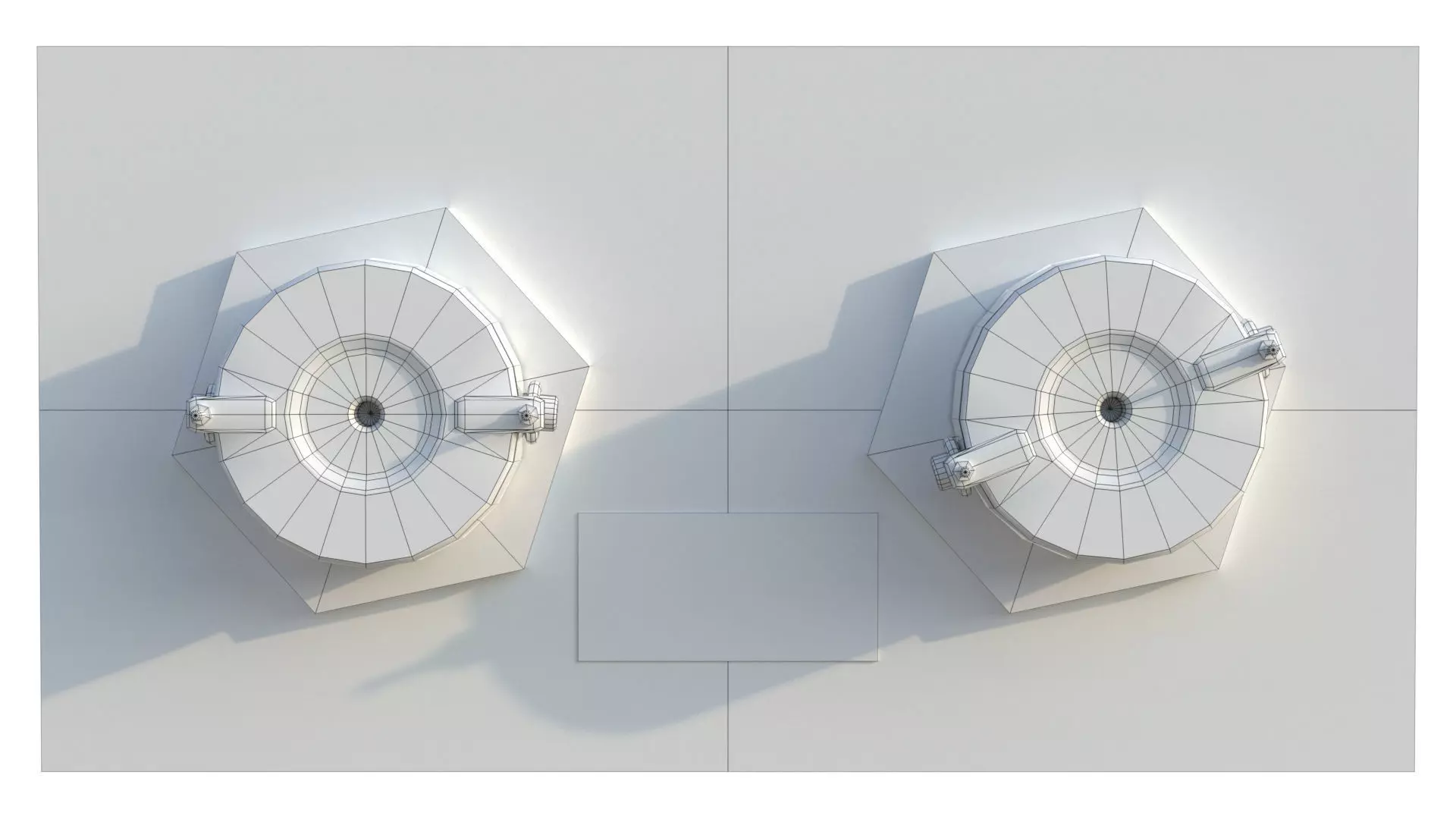 Fire Department Connection Low-poly 3D model_8