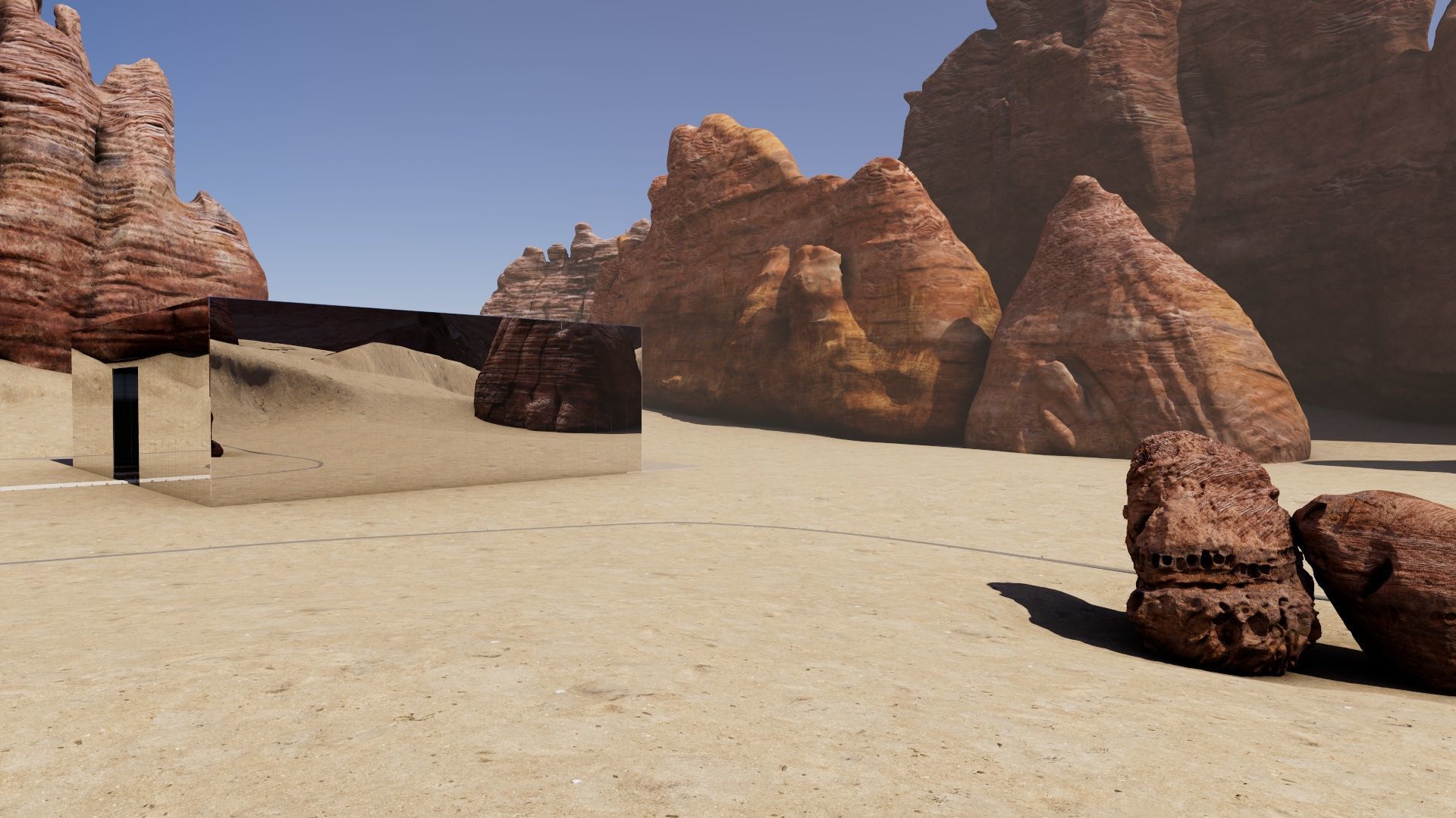  Hi Res 3D Model of Maraya Hall- AlUla Saudi Arabia 3D model_4