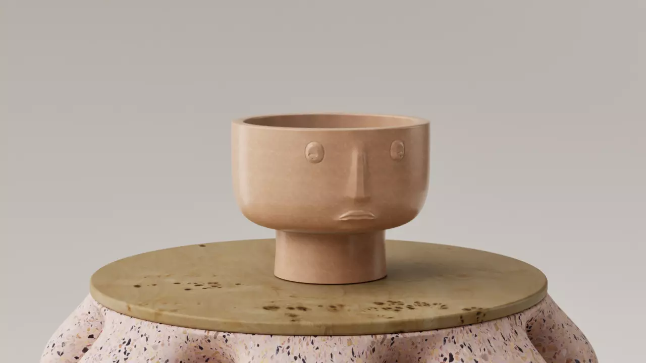 FLORERO - JARRON DECORATIVO - CARA 3D print model