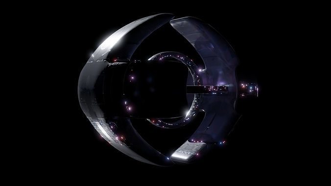 Alien Spacecity 3D model