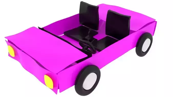 Car From Plasticine