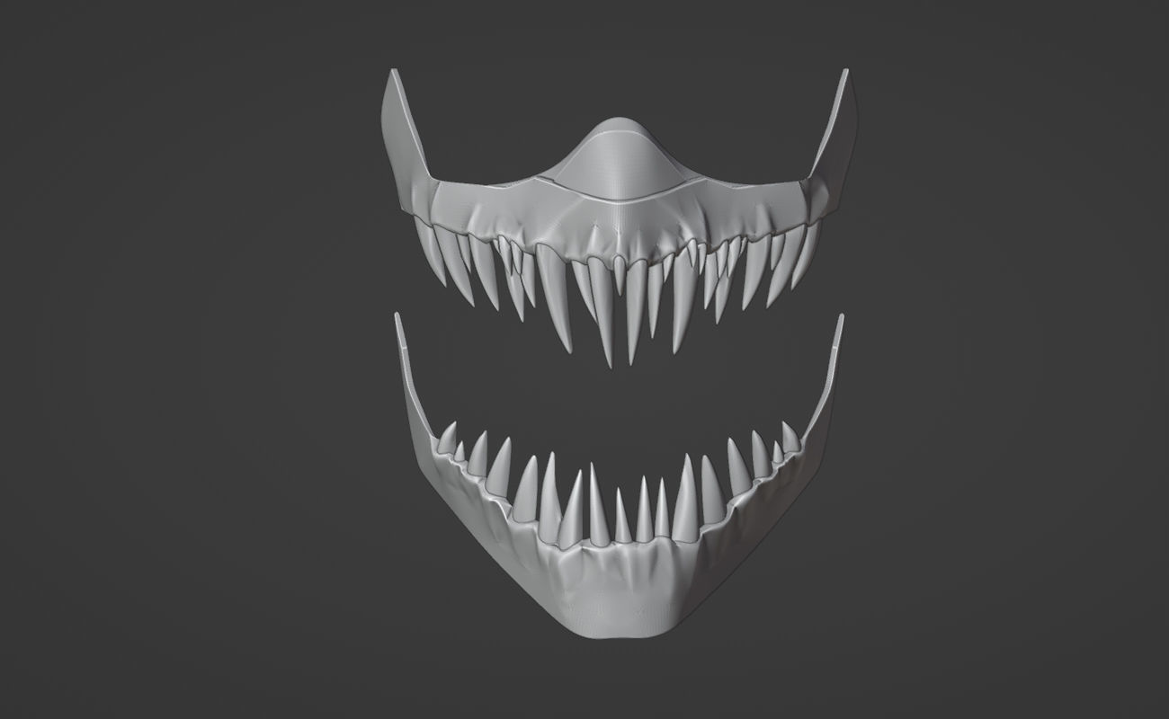 Kabal mask from Mortal Kombat 11 - Dark Dome 3D print model_7