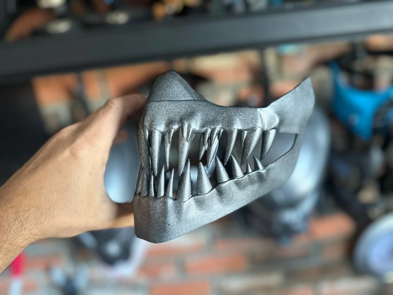 Kabal mask from Mortal Kombat 11 - Dark Dome 3D print model_16