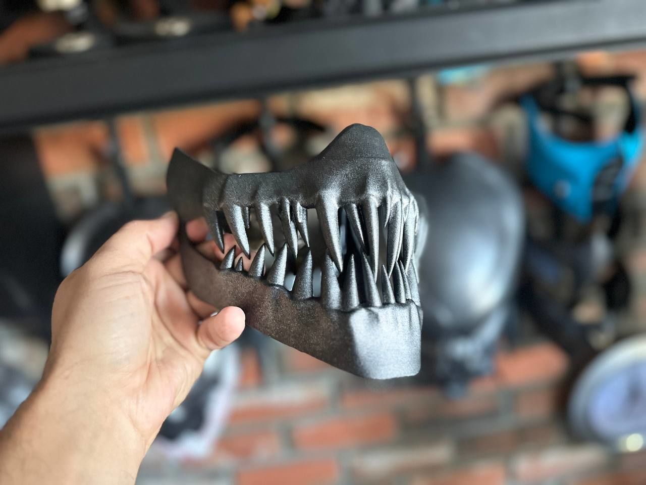 Kabal mask from Mortal Kombat 11 - Dark Dome 3D print model_15