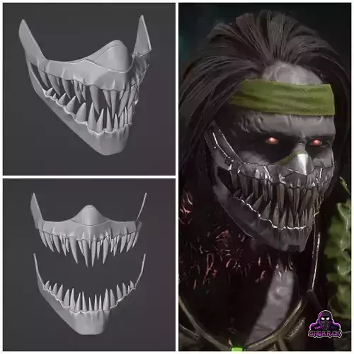 Kabal mask from Mortal Kombat 11 - Dark Dome 3D print model