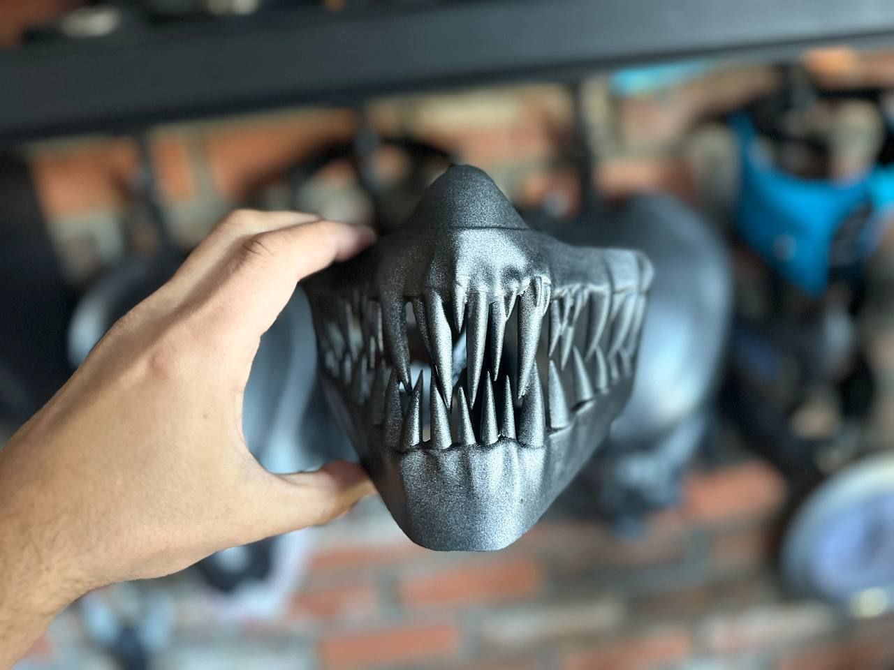Kabal mask from Mortal Kombat 11 - Dark Dome 3D print model_14