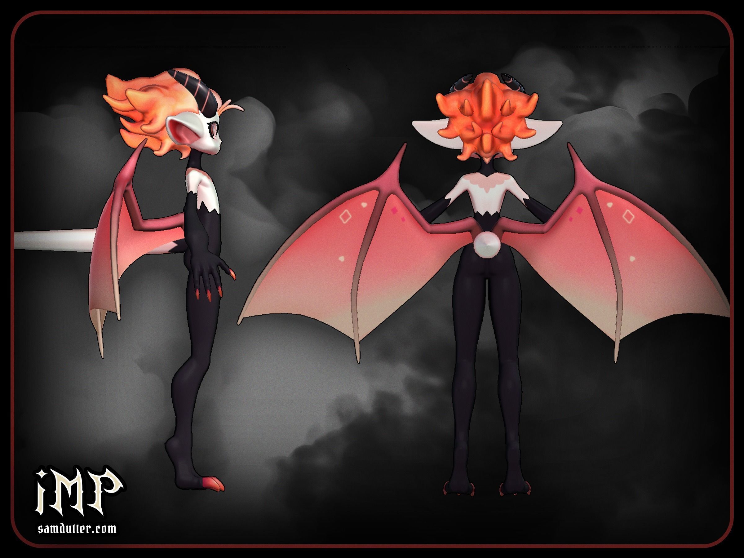 IMP   VRChat Base Avatar Low-poly 3D model_1