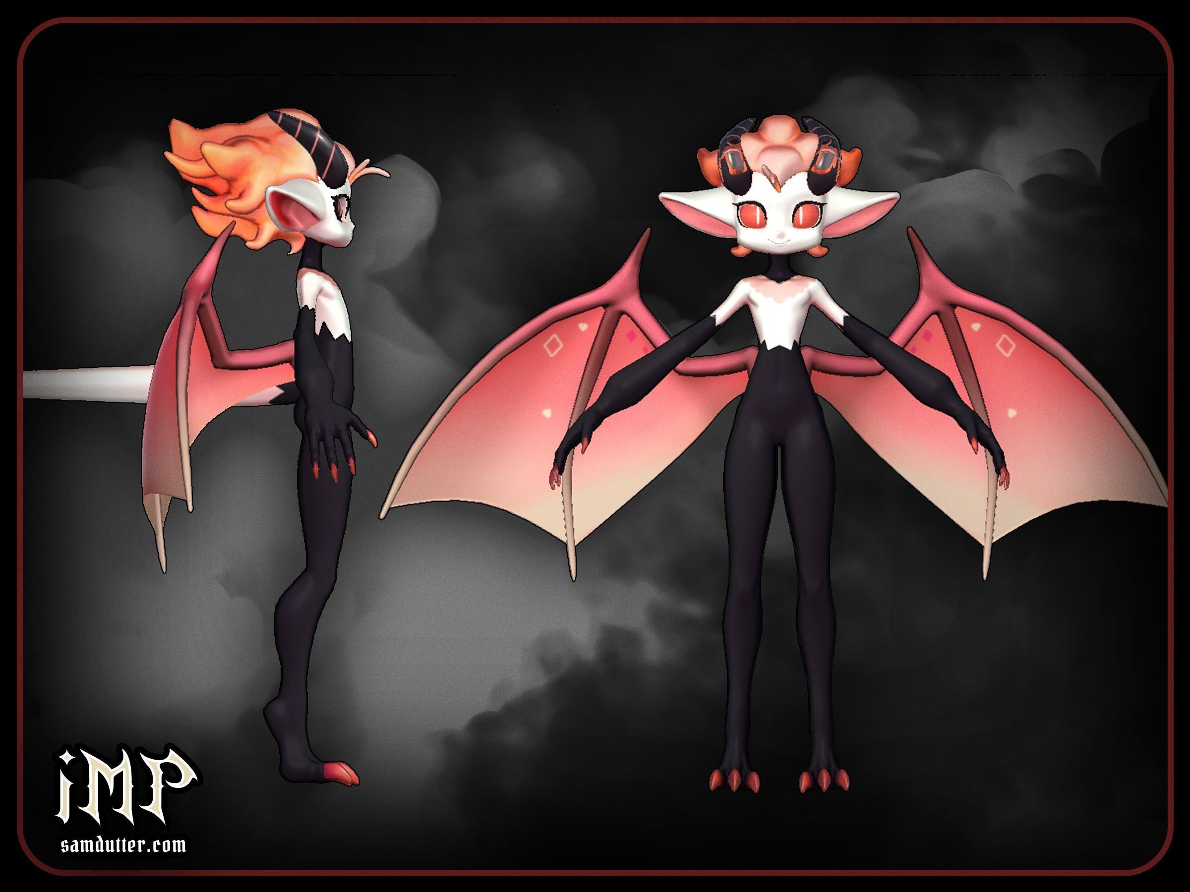 IMP   VRChat Base Avatar Low-poly 3D model_2